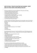 NURS 210 EXAM 1 PRACTICE QUESTIONS AND ANSWERS &vert; LATEST NURS 210 STUDY GUIDE & EXAM REVIEW 2026&sol;2027