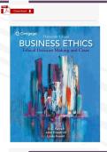 Test Bank &ndash; Business Ethics&colon; Ethical Decision Making & Cases 13th Ed&period; &lpar;Ferrell & Fraedrich&rpar; &vert; Verified PDF &vert; 12 Chapters Complete