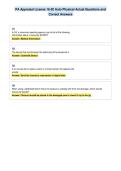 PA Appraisal License 16-20 Auto Physical Actual Questions and&NewLine;Correct Answers