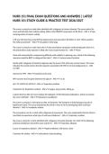 NURS 151 FINAL EXAM QUESTIONS AND ANSWERS &vert; LATEST NURS 151 STUDY GUIDE & PRACTICE TEST 2026&sol;2027