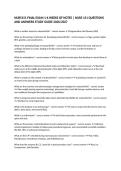 NURS151 FINAL EXAM 1-6 WEEKS OF NOTES &vert; NURS 151 QUESTIONS AND ANSWERS STUDY GUIDE 2026&sol;2027