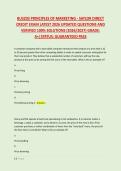BUS203 PRINCIPLES OF MARKETING - SAYLOR DIRECT &NewLine;CREDIT EXAM LATEST 2026 UPDATED QUESTIONS AND &NewLine;VERIFIED 100&percnt; SOLUTIONS &lpar;2026&sol;2027&rpar; GRADE&colon; &NewLine;A&plus;&vert;STATUS&colon; GUARANTEED PASS 