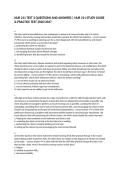 NUR 211 TEST 3 QUESTIONS AND ANSWERS &vert; NUR 211 STU&NewLine;DY GUIDE & PRACTICE TEST 2026&sol;2027