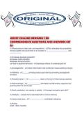 JERSEY COLLEGE MEDSURG 1 RN COMPREHENSIVE QUESTIONS AND ANSWERS SET A&period;pdf