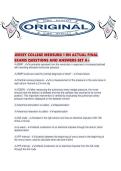 JERSEY COLLEGE MEDSURG 1 RN ACTUAL FINAL EXAMS QUESTIONS AND ANSWERS SET A&period;pdf