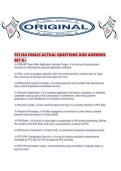 PCI ISA FINALS ACTUAL QUESTIONS AND ANSWERS SET A&period;pdf