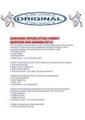 IAHSS BASIC OFFICER ACTUAL CORRECT QUESTIONS AND ANSWERS SET A&period;pdf