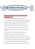 RIMS CRMP PAPER ACTUAL QUESTIONS AND ANSWERS SET A&period;pdf&NewLine;&NewLine;1&period; Document information