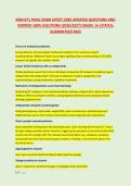 MSN 671 FINAL EXAM LATEST 2026 UPDATED QUESTIONS AND &NewLine;VERIFIED 100&percnt; SOLUTIONS &lpar;2026&sol;2027&rpar; GRADE&colon; A&plus;&vert;STATUS&colon; &NewLine;GUARANTEED PASS