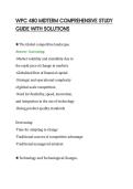 WPC 480 MIDTERM COMPREHENSIVE STUDY&NewLine;GUIDE WITH SOLUTIONS