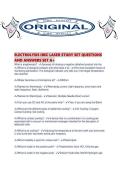 ELECTROLYSIS IBEC LASER STUDY SET QUESTIONS AND ANSWERS SET A&period;pdf