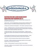ELECTROLYSIS IBEC LASER EXAMS SCRIPT QUESTIONS AND ANSWERS SET A&period;pdf
