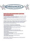 MARYLAND HOME IMPROVEMENT QUESTIONS AND ANSWERS SET A&period;pdf
