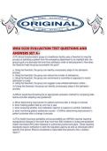 WGU D220 EVALUATION TEST QUESTIONS AND ANSWERS SET A&period;pdf