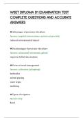 WSET DIPLOMA D1 EXAMINATION TEST&NewLine;COMPLETE QUESTIONS AND ACCURATE&NewLine;ANSWERS