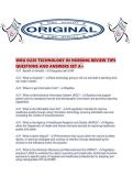 WGU D220 TECHNOLOGY IN NURSING REVIEW TIPS QUESTIONS AND ANSWERS SET A&period;pdf