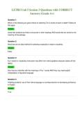 LETRS Unit 5 Session 3 Questions with CORRECT&NewLine;Answers &lpar;Grade A&plus;&rpar;