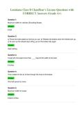 Louisiana Class D Chauffeur's License Questions with&NewLine;CORRECT Answers &lpar;Grade A&plus;&rpar;