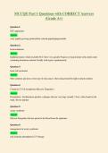 MCCQE Part 1 Questions with CORRECT Answers&NewLine;&lpar;Grade A&plus;&rpar;