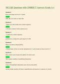 MCCQE Questions with CORRECT Answers &lpar;Grade A&plus;&rpar;