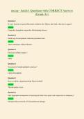 Package Deal-&semi;&semi;MCCQE  Exams with CORRECT Answers 