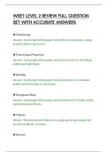 WSET LEVEL 2 REVIEW FULL QUESTION&NewLine;SET WITH ACCURATE ANSWERS&NewLine;
