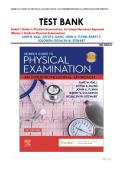 Seidel's Guide to Physical Examination 10th Edition Test Bank &vert; Ball&comma; Dains & Flynn