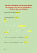 OKLAHOMA GREENHAND FFA EXAM LATEST 2026 UPDATED &NewLine;QUESTIONS AND VERIFIED 100&percnt; SOLUTIONS &lpar;2026&sol;2027&rpar; &NewLine;GRADE&colon; A&plus;&vert;STATUS&colon; GUARANTEED PASS 