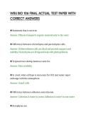 WSU BIO 106 FINAL COMPREHENSIVE EXAM&NewLine;QUESTIONS AND COMPLETE SOLUTIONS&NewLine;