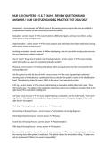 NUR 138 CHAPTERS 1-5 & 7 EXAM 1 REVIEW QUESTIONS AND ANSWERS &vert; NUR 138 STUDY GUIDE & PRACTICE TEST 2026&sol;2027