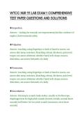 WTCC NUR 111 LAB EXAM 1 COMPREHENSIVE&NewLine;TEST PAPER QUESTIONS AND SOLUTIONS