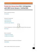 Florida Civic Literacy Exam FCLE &vert; 153 Questions&NewLine;with 100&percnt; Correct Answers &vert; Verified 2026