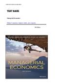 Samuelson&colon; Managerial Economics 9th Edition Complete Test Bank