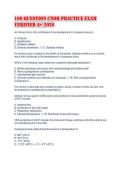 100 Question CNOR Practice Exam&NewLine;verified A&plus; 2026