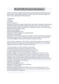 NCLEX-RN Practice Questions with 100&percnt; Verified Answers with Rationales