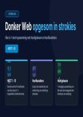 Donker Web&comma; as you have never seen it before&period; &NewLine;