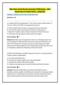 Ohio State Tested Nursing Assistant &lpar;STNA&rpar; Exam &ndash; Ohio &NewLine;Department of Health &lpar;ODH&rpar; &ndash; 2026&sol;2027