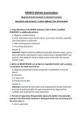 RDAEF2 Written Examination &lpar;Registered Dental Assistant in Extended Functions&rpar; Questions and Answers &vert; Latest Update&vert; Pass Guaranteed