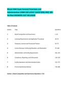 Illinois NHA Exam General Provisions and &NewLine;Administration EXAM 200 LATEST QUESTIONS AND 100- &NewLine;Verified ANSWERS JUST RELEASED