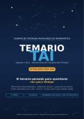 Temario TAI AGE &lpar;C1&rpar; 2026 - Resumido y sin paja &lpar;&plus; Chuletario&rpar;