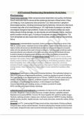 ATI Proctored Pharmacology Remediation Terms with Explanations&period;