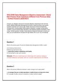 WGU D099 Sales Management Objective Assessment &vert; Brand New Practice Exam Questions &lpar;Different from Previous Sets&rpar; &vert; Verified Answers &lbrack;2026&sol;2027&rsqb;