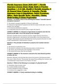 Florida Insurance Exam 2026&ndash;2027 &vert; Florida Insurance License Exam Study Guide & Practice Questions &vert; 2-15 Life&comma; Health & Variable Annuity&comma; 2-20 General Lines Property & Casualty&comma; Florida Insurance Laws & Regulations&comma; Policy Provisions&comma; Ethics&comma; State-Speci