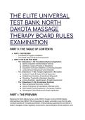 2026&sol;2027 North Dakota Massage Therapy Jurisprudence Exam &vert; Elite S-Tier Test Bank & Statutory Study Guide &lpar;NDCC 43-25 & NDAC Title 49&rpar;