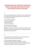 WISCONSIN NURSE AIDE COMPETENCY EXAMINATION &NewLine;COMPLETE QUESTIONS AND DETAILED SOLUTIONS &NewLine;LATEST UPDATE THIS YEAR JUST RELEASED