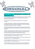 HSA 3111 ACTUAL COMPREHENSIVE ANSWERS AND QUESTIONS SET A&period;pdf&NewLine;