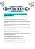 HSA 3111 EVALUATION TEST ANSWERS AND QUESTIONS SET A&period;pdf