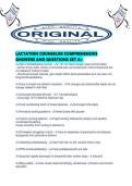 LACTATION COUNSELOR COMPREHENSIVE ANSWERS AND QUESTIONS SET A&period;pdf