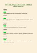 LSUS MHA 703 Quiz 7 Questions with CORRECT&NewLine;Answers &lpar;Grade A&plus;&rpar;