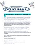 ISTM 410 ALL MAIN ANSWERS AND QUESTIONS SET A&period;pdf